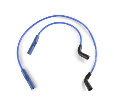 ACCEL - ACCEL 171111B Motorcycle Spark Plug Wire for 09-16 Harley Davidson 8mm-Blue