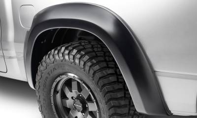 Bushwacker - Bushwacker Extend-a-Fender Rear Fender Flares Black for Dodge Ram 50058-02