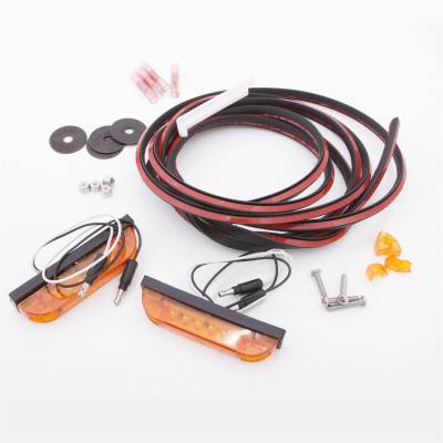Bushwacker - Bushwacker PK1-LT1-0001 LED Flat Flare Side Marker Light Kit-2 Wire
