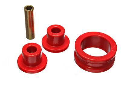 Energy Suspension - Energy Suspension 3.10101R Rack & Pinion Bushing Set Polyurethane Red