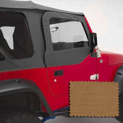 Rugged Ridge - Rugged Ridge 13714.37 Upper Soft Door Kit Spice for Jeep Wrangler