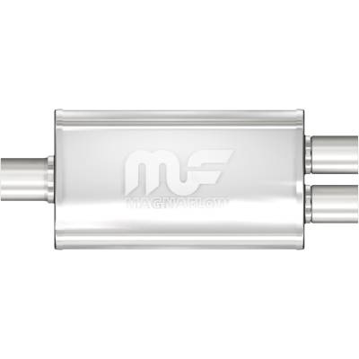 MagnaFlow Exhaust Products - MagnaFlow 11148 Straight-Through Muffler 2.25/2" Center/Dual 3.5x14x7 Body