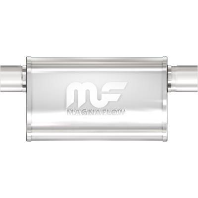 MagnaFlow Exhaust Products - MagnaFlow 14211 Straight-Through Muffler 2.5" Offset Same Side 5x14x8 Body