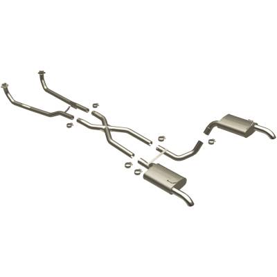 MagnaFlow Exhaust Products - MagnaFlow 16842 Street Series Crossmember-Back System for 68-73 Chevy Corvette