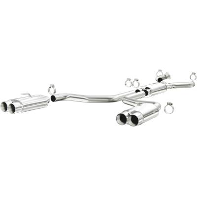 MagnaFlow Exhaust Products - MagnaFlow 16837 Street Series Stainless Cat-Back System for 92-96 Chevy Corvette