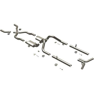 MagnaFlow Exhaust Products - MagnaFlow 16596 Street Series Xmember-Back System for 55-57 Chevy Bel Air