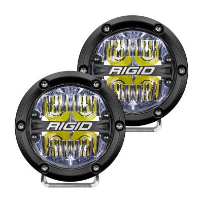 Rigid Industries - Rigid Industries 36117 360-Series 4" Drive LED Light White Backlight Pair