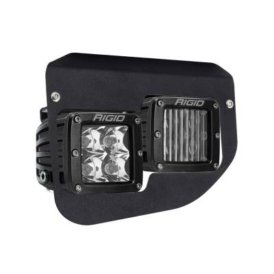 Rigid Industries - Rigid Industries 46734 D-Series Fog Light Kit for 20+ Ford Super Duty F250/F350