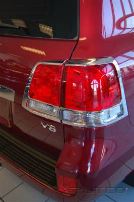 Putco - Putco 401872 Chrome Taillight Covers for 2008-10 Toyota Land Cruiser