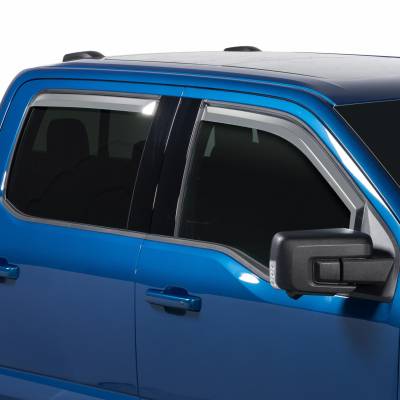 Putco - Putco 480025 Chrome Window Deflectors for 21-25 F150 24 F250-F550 Crew