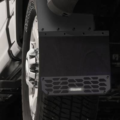 Putco - Putco 78530 Solid Black Mud Skins Front for 17-22 Ford F250/F350 Pair