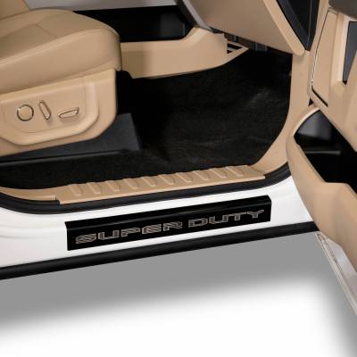 Putco - Putco 95185BPFD Super Duty Black Door Sills for 17-22 F250-F550 Crew Cab