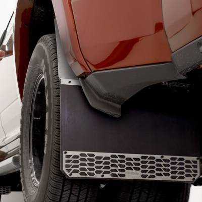 Putco - Putco 78445 Solid Brushed Mud Skins Rear for 19-25 Ram 1500/3500 Pair