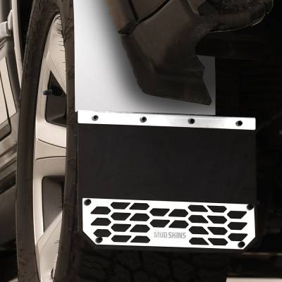 Putco - Putco 78303 Solid SS Polished Mud Skins Rear for 19-25 Ram 1500