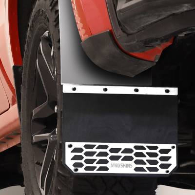 Putco - Putco 78301 Solid SS Polished Mud Skin Rear for 19-25 Silverado 1500/Sierra 1500
