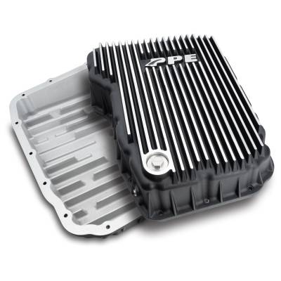 Pacific Performance Engineering - PPE 228052110 HD Cast Brush Aluluminum Transmission Pan 68RFE for 07-22 Ram 2500