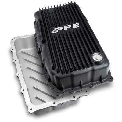 Pacific Performance Engineering - PPE 128051120 Black Deep 10L80 Transmission Pan 20-23 GM 3.0L Duramax LM2