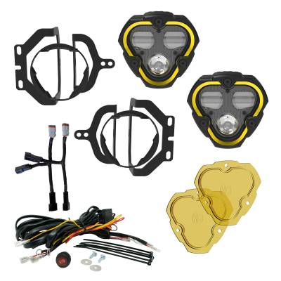 KC Hilites - KC HiLiTES 97148 Flex Era 3 LED DM SAE FOG 2-LIGHT Master Kit
