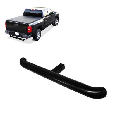 Black Horse Off Road - Black Horse RBP1000A Rear Bumper Protector Black Universal