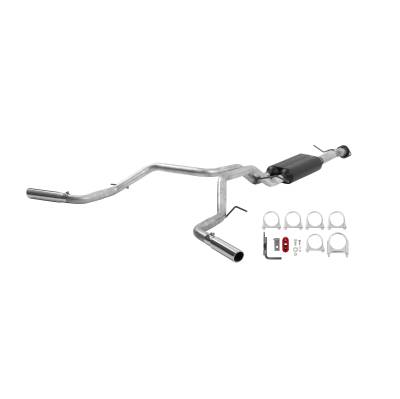 Flowmaster - Flowmaster 17419 American Thunder Cat-Back Exhaust Aluminized for GM 4.8 5.3