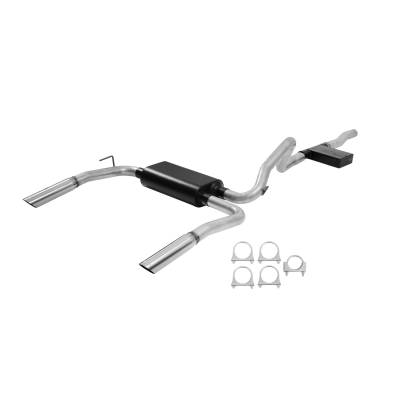Flowmaster - Flowmaster 17358 American Thunder Cat-Back Exhaust System Aluminized