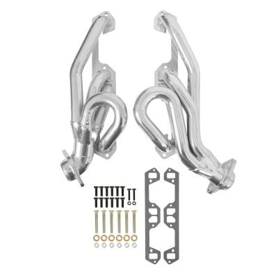 FlowTech - Flowtech 91945-1FLT Shorty Smog Headers for Dodge 5.2 & 5.9