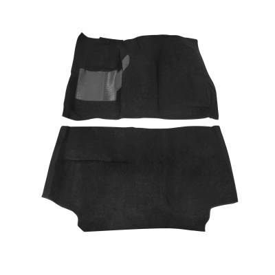 Scott Drake - Scott Drake CAR65-FB-BK 65-68 Ford Mustang Floor Carpet