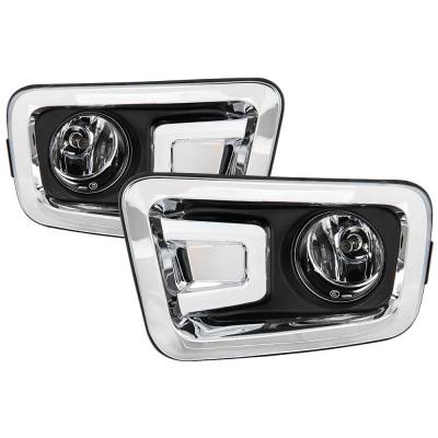 Spyder Auto - Spyder Auto 9043307 Fog Lights w/Switch Clear for 17-18 Nissan Titan