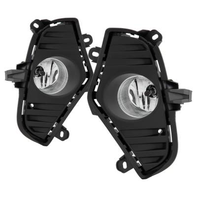 Spyder Auto - Spyder Auto 5087126 Fog Lights w/Switch Clear for 19-21 Toyota Rav4