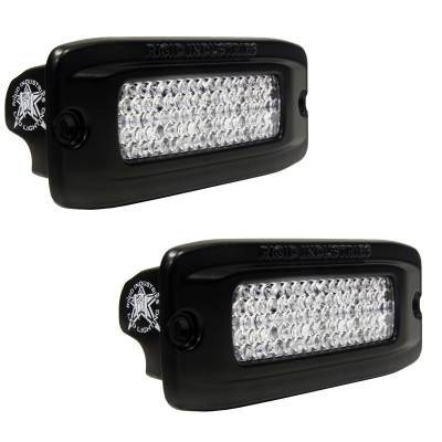 Rigid Industries - Rigid Industries SR-Q Series Pro LED Back-Up Lights-Diffused Flood 980033