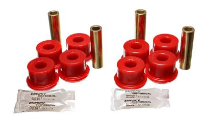 Energy Suspension - Energy Suspension 3.3188R Control Arm Bushing Set Rear Polyurethane Red