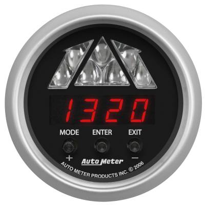 AutoMeter - AutoMeter 3387 Sport-Comp Digital Pro System Shift Light Gauge 16000RPM 2-1/16"