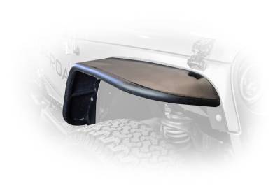 DV8 Offroad - DV8 Offroad FENDB-02 Wide Fender Flares Front & Rear for 07-18 Jeep Wrangler JK