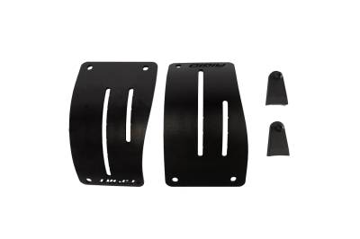 Rigid Industries - Rigid Industries 41656 D-Series Cowl LED Light Mount Brackets for Wrangler JL