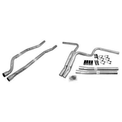 Dynomax - Dynomax 89004 2.25" Header-Back Exhaust System Aluminized Steel