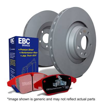 EBC Brakes - EBC Brakes S12KF1271 S12 Kits Redstuff & RK Rotors