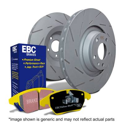 EBC Brakes - EBC Brakes S9KR1513 S9 Kits Yellowstuff & USR Rotors