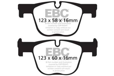 EBC Brakes - EBC Brakes DP32131C Redstuff Ceramic Low Dust Brake Pads