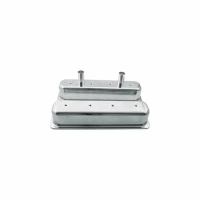 Allstar Performance - Allstar Performance ALL26137 SB Chevy Cast Aluminum Valve Covers Centerbolt