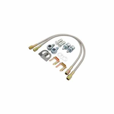 Allstar Performance - Allstar Performance ALL42025 Brake Hose Kit w/10mm x 1.50" Fittings GM Metric