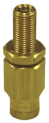 Firestone Ride-Rite - Firestone Ride-Rite 3467 1/4" Tubing Inflation Valve Brass 2Pc