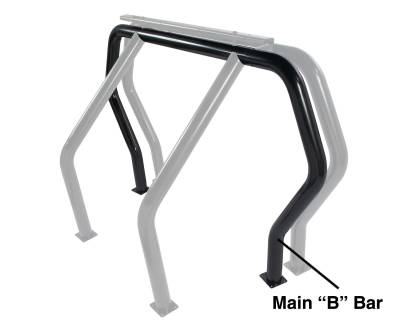 Go Rhino - Go Rhino 96002B Rhino Bed Bars Rear Main B-Bar