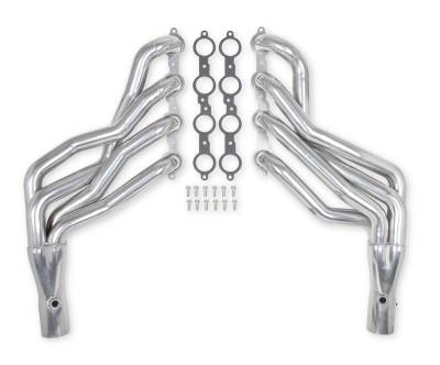 Hooker BlackHeart - Hooker BlackHeart 70101518-1HKR Long Tube Headers Silver Ceramic Coated