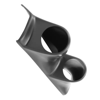 AutoMeter - AutoMeter 10190 Black Dual Pillar Pod Mount 2-1/16"