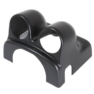 AutoMeter - AutoMeter 20020 Dual Steering Column Pod Black 2-1/16"