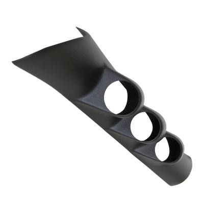 AutoMeter - AutoMeter 17203 Full Triple Pod A-Pillar Black 2-1/16" for 98-02 Dodge Ram