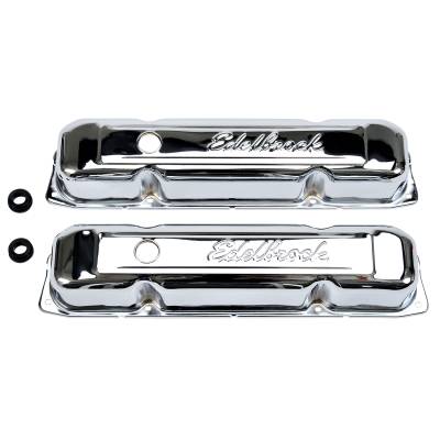 Edelbrock - Edelbrock 4491 Sig-Series Valve Covers for Chrysler 361-383-400-413-426-440 V8