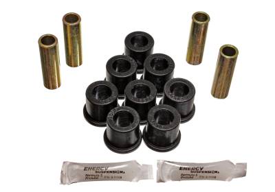 Energy Suspension - Energy Suspension 7.3105G Rear Polyurethane Control Arm Bushing Set Black