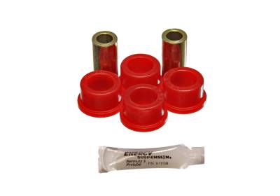 Energy Suspension - Energy Suspension 7.3107R Control Arm Bushing Set Front Polyurethane Red