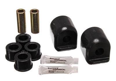Energy Suspension - Energy Suspension 7.3109G Control Arm Bushing Set Front Polyurethane Black